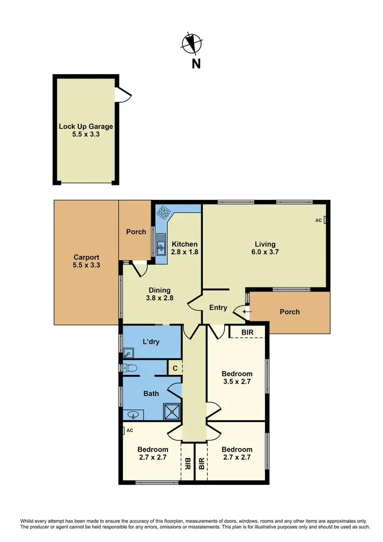 Floorplan of Homely house listing, 53 Talintyre Road, Sunshine West VIC 3020