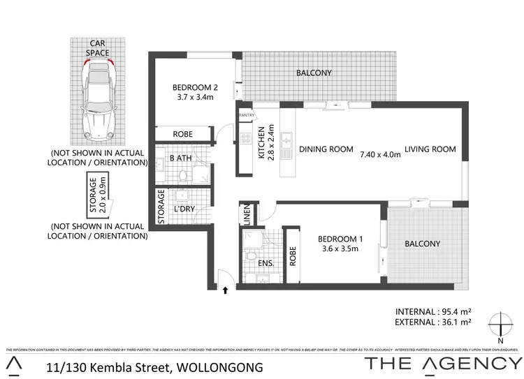 Floorplan of Homely apartment listing, 11/130 Kembla Street, Wollongong NSW 2500
