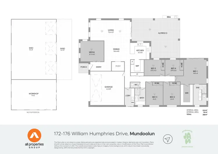 Floorplan of Homely house listing, 172-176 William Humphreys Drive, Mundoolun QLD 4285