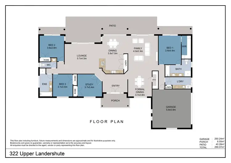Floorplan of Homely rural property listing, 322 Upper Landershute Road, Landers Shoot QLD 4555