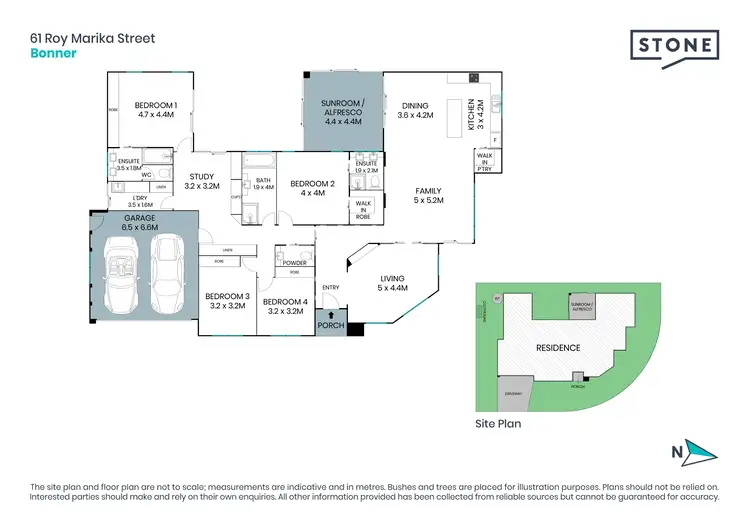 Floorplan of Homely house listing, 61 Roy Marika Street, Bonner ACT 2914