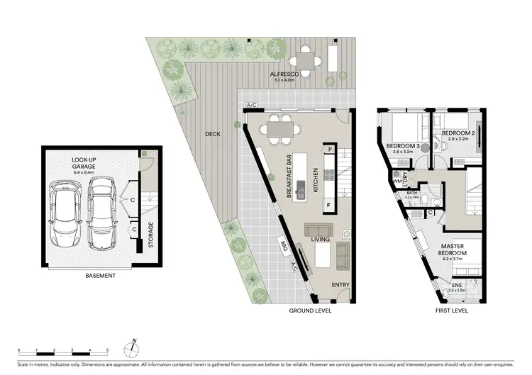 Floorplan of Homely townhouse listing, 1/17 The Parade, Telopea NSW 2117