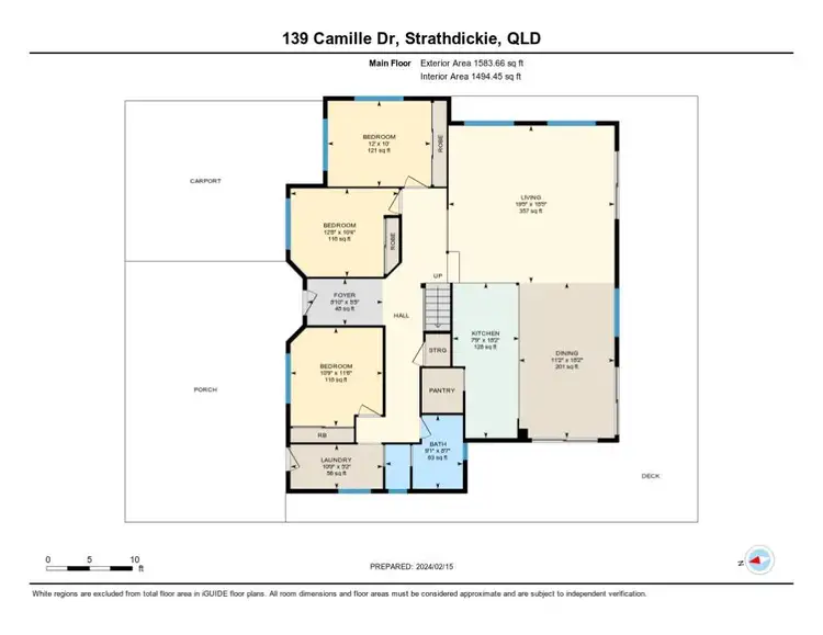 Floorplan of Homely house listing, 139 Camille Drive, Strathdickie QLD 4800