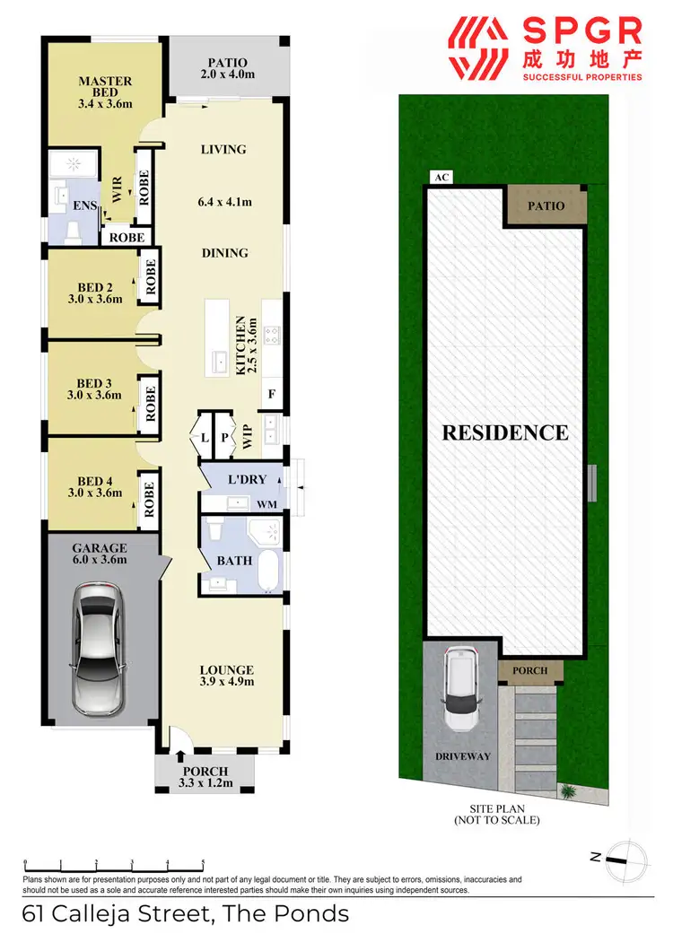 Floorplan of Homely house listing, 61 Calleja Street, The Ponds NSW 2769