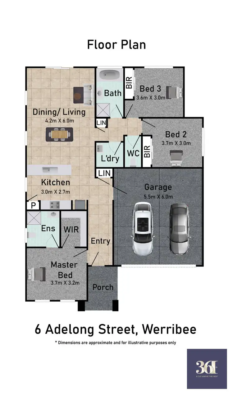 Floorplan of Homely house listing, 6 Adelong Street, Werribee VIC 3030