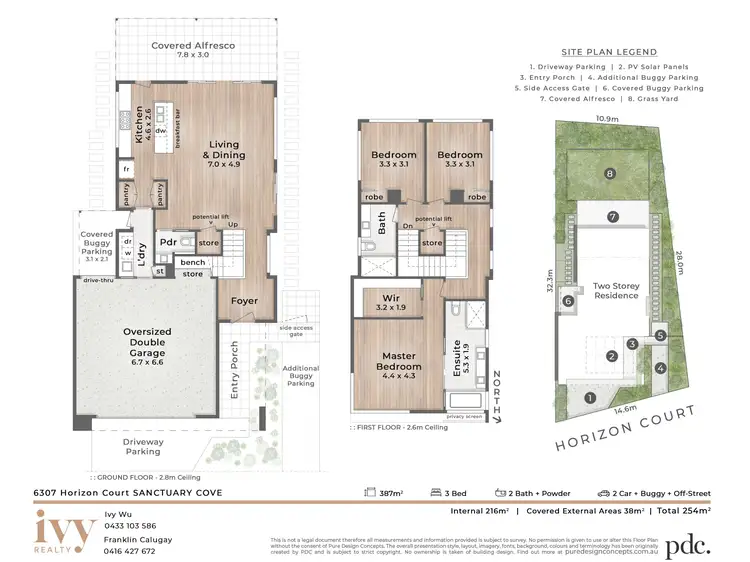 Floorplan of Homely house listing, 6307 Horizon Court, Sanctuary Cove QLD 4212