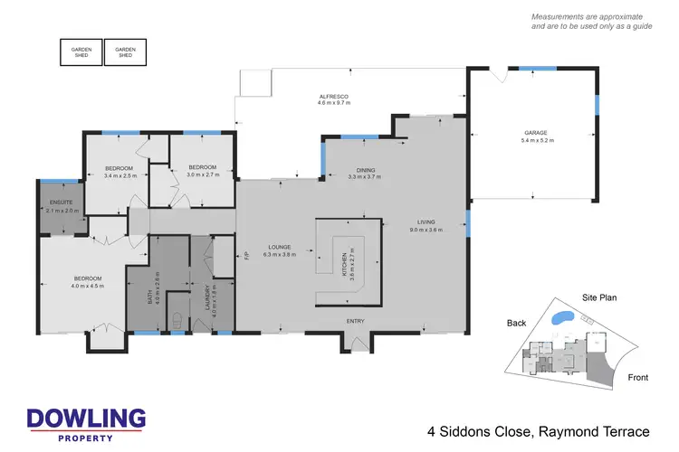 Floorplan of Homely house listing, 4 Siddons Close, Raymond Terrace NSW 2324