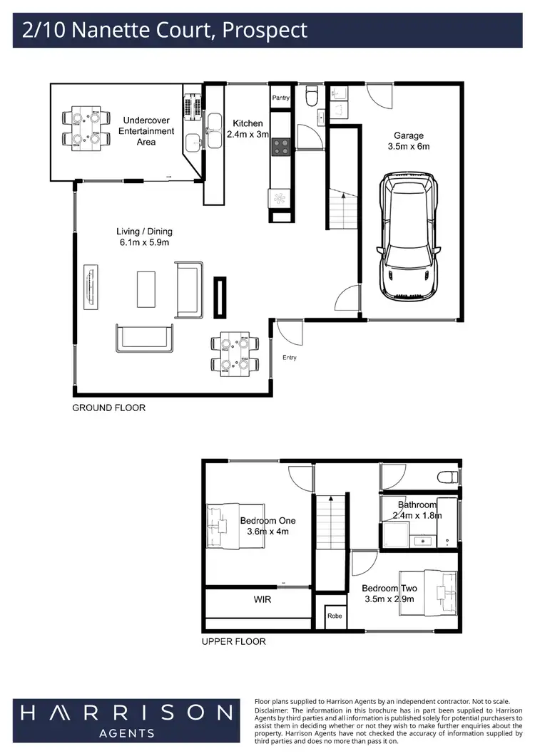 Floorplan of Homely unit listing, 2/10 Nanette Court, Prospect TAS 7250