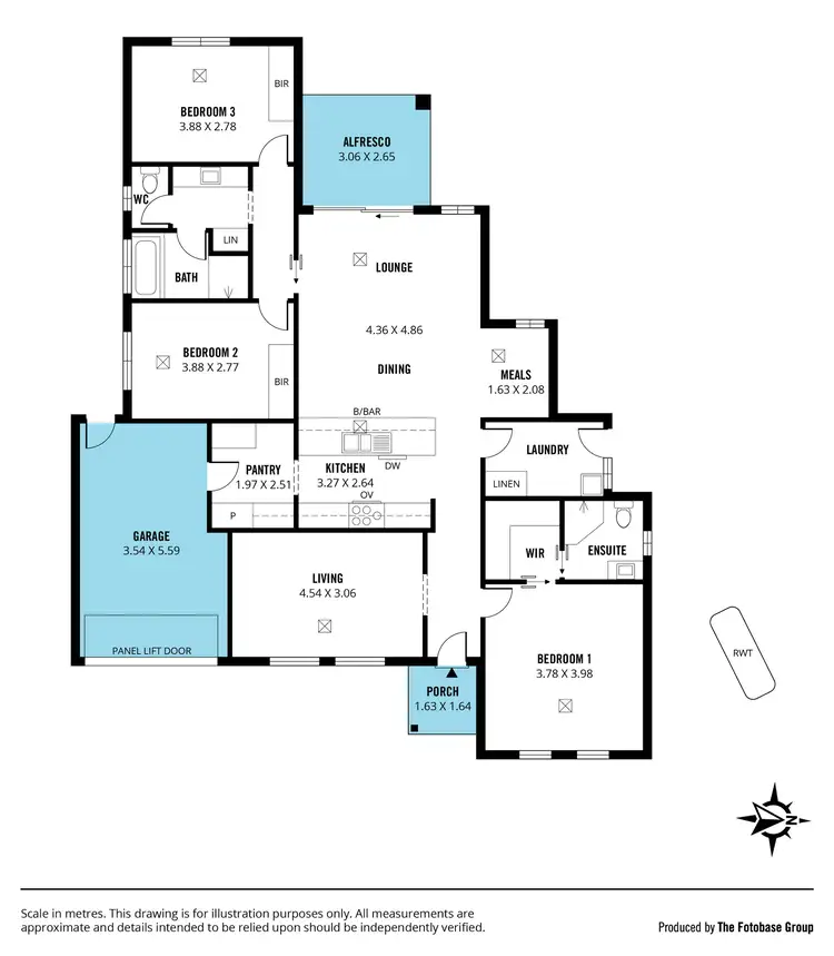 Floorplan of Homely house listing, 1/16 Cypress Drive, Morphett Vale SA 5162