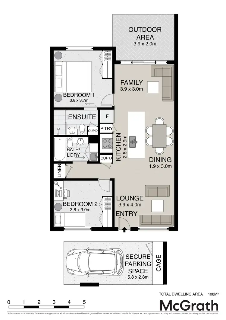Floorplan of Homely unit listing, 62/40-54 Primary School Court, Maroochydore QLD 4558