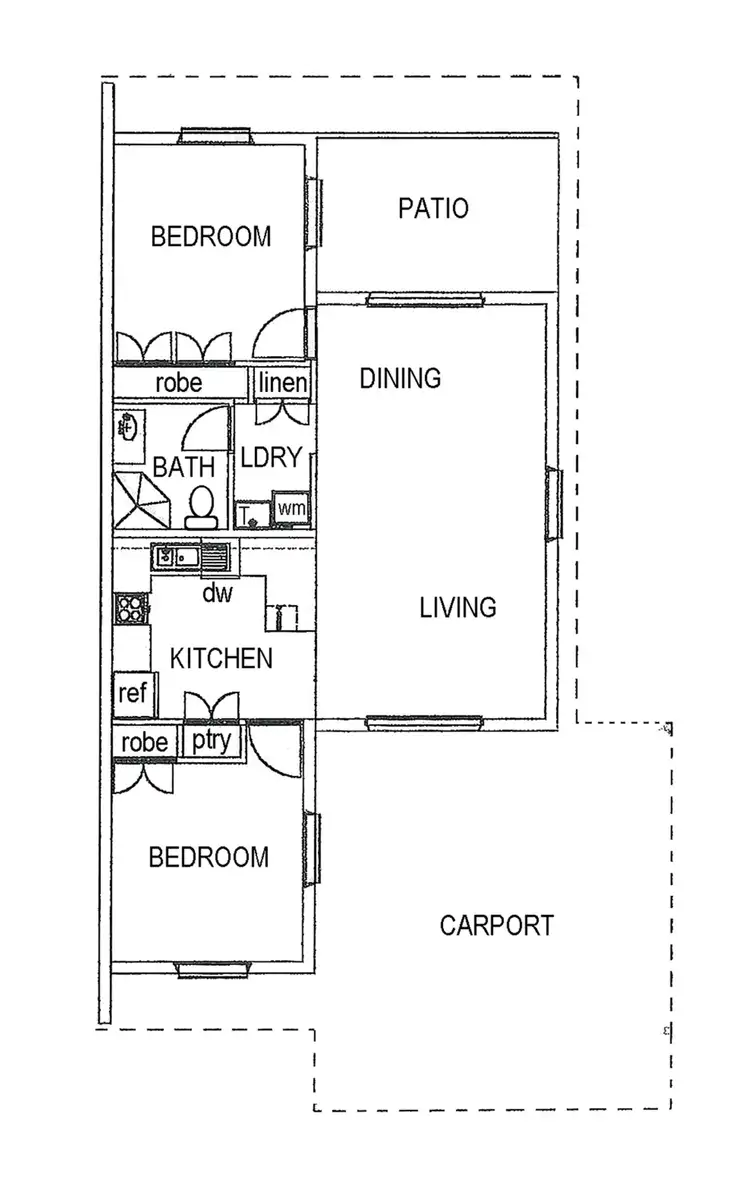 Floorplan of Homely unit listing, 15/14 Priest Circuit, Gray NT 830