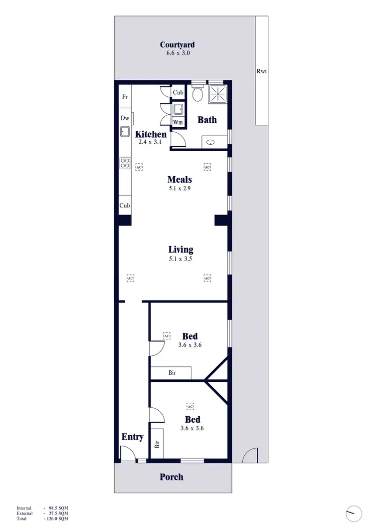 Floorplan of Homely house listing, 22 Corryton Street, Adelaide SA 5000