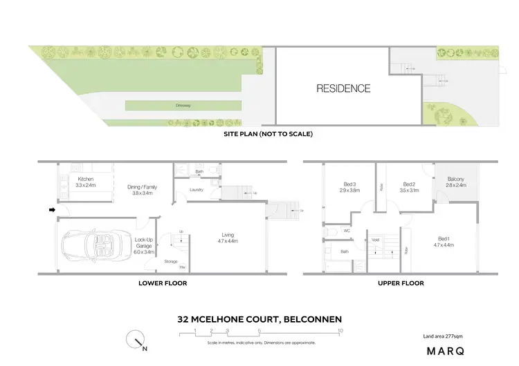 Floorplan of Homely townhouse listing, 32 Mcelhone Court, Belconnen ACT 2617