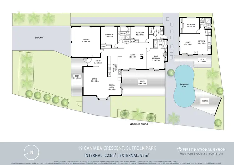 Floorplan of Homely house listing, 19 Caniaba Crescent, Suffolk Park NSW 2481