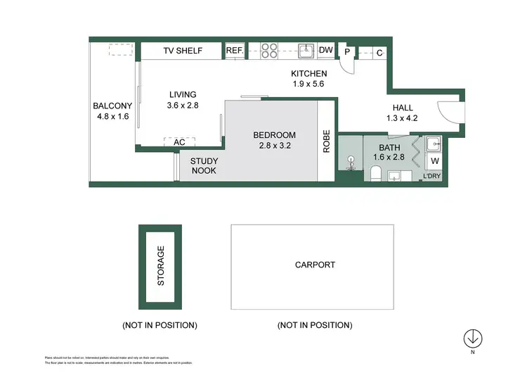 Floorplan of Homely apartment listing, 217/11 David Street, Richmond VIC 3121