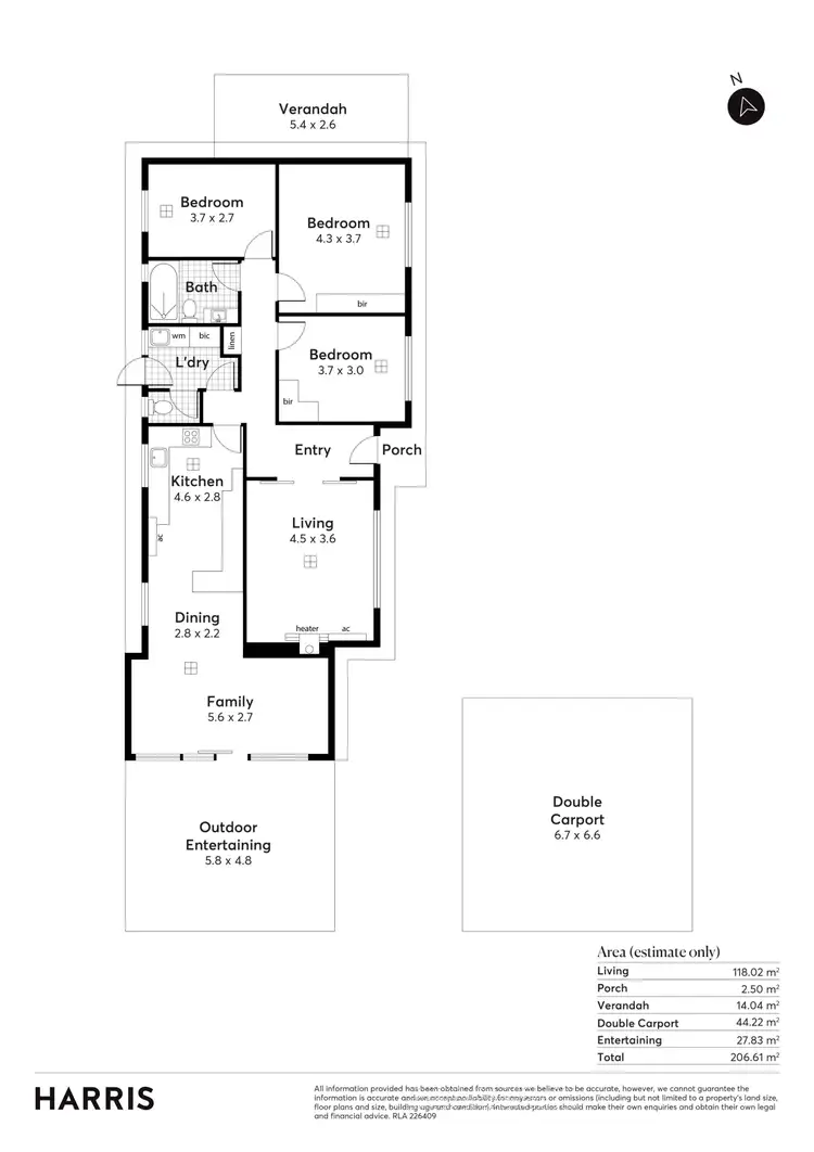 Floorplan of Homely house listing, 17 Oratava Avenue, Bridgewater SA 5155