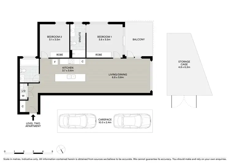 Floorplan of Homely apartment listing, 18/18 Market Street, Rockdale NSW 2216