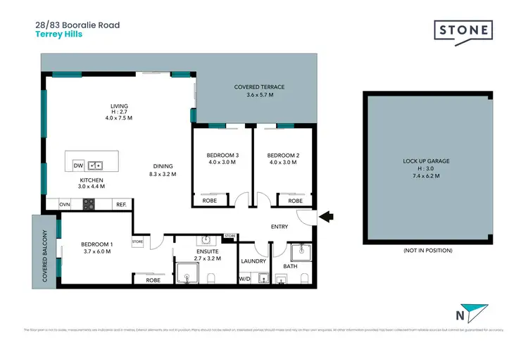 Floorplan of Homely unit listing, 28/83 Booralie Road, Terrey Hills NSW 2084