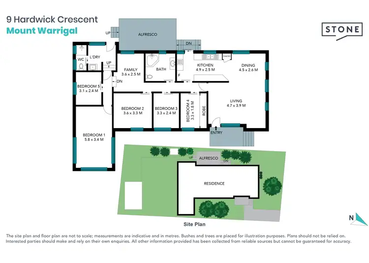 Floorplan of Homely house listing, 9 Hardwick Crescent, Mount Warrigal NSW 2528