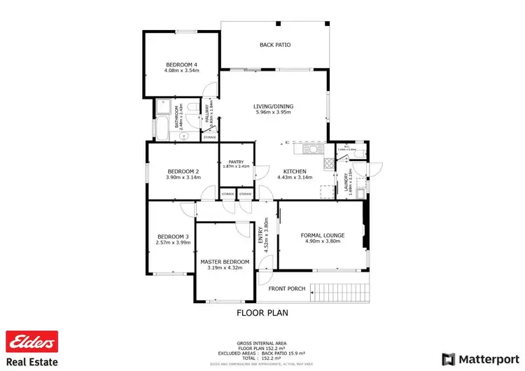 Floorplan of Homely house listing, 19 Ashby Terrace, Viveash WA 6056