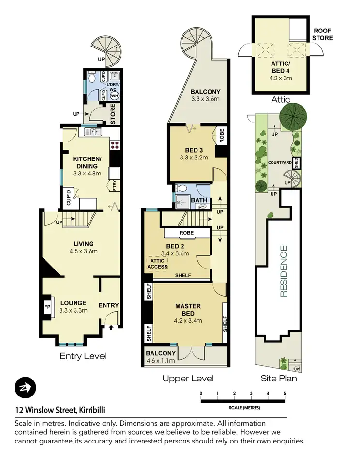 Floorplan of Homely house listing, 12 Winslow Street, Kirribilli NSW 2061