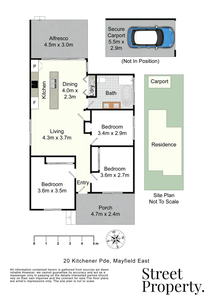 Floorplan of Homely house listing, 20 Kitchener Parade, Mayfield East NSW 2304