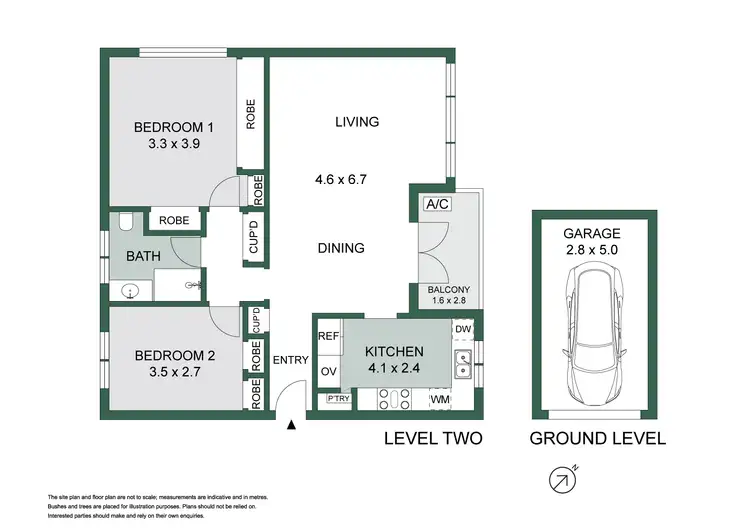 Floorplan of Homely apartment listing, 5/54 Greenwich Road, Greenwich NSW 2065