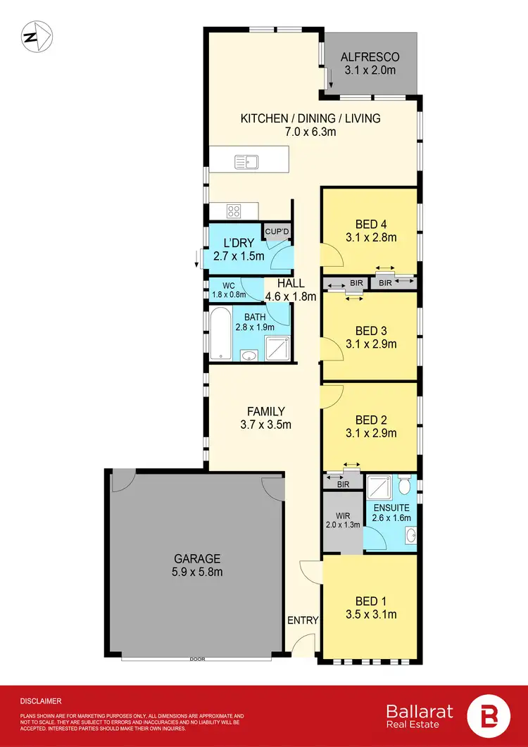 Floorplan of Homely house listing, 22 Sligo Street, Alfredton VIC 3350