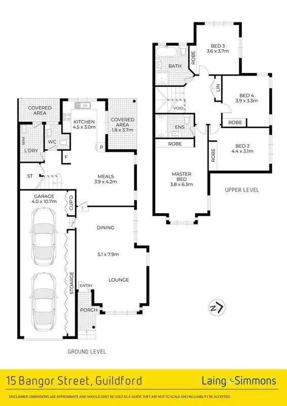 Floorplan of Homely house listing, 15 Bangor Street, Guildford NSW 2161
