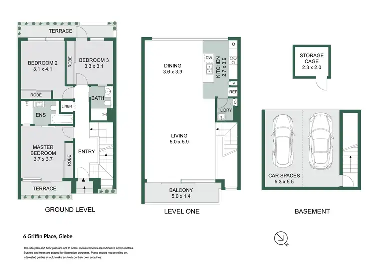 Floorplan of Homely house listing, 6 Griffin Place, Glebe NSW 2037