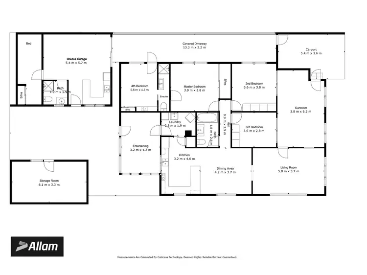 Floorplan of Homely house listing, 8 Captain Cook Drive, Caringbah NSW 2229