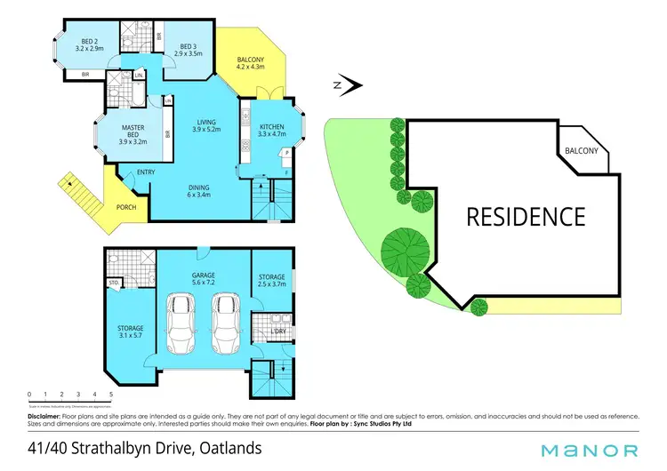 Floorplan of Homely townhouse listing, 41/40 Strathalbyn Drive, Oatlands NSW 2117