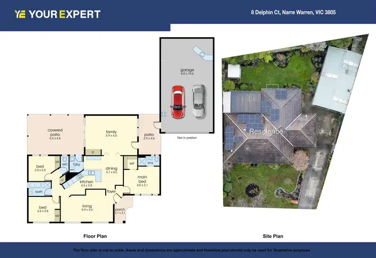 Floorplan of Homely house listing, 8 Delphin Court, Narre Warren VIC 3805