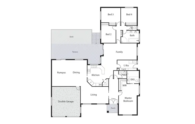 Floorplan of Homely house listing, 15 Shepherdson Place, Isaacs ACT 2607