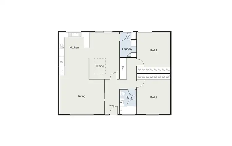 Floorplan of Homely townhouse listing, 14/14 Marr Street, Pearce ACT 2607