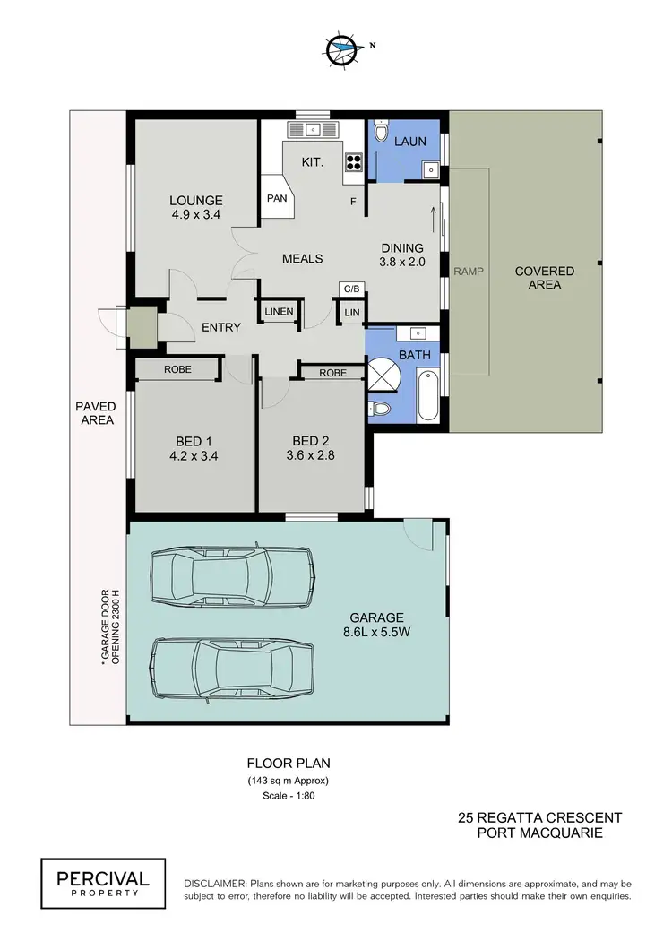 Floorplan of Homely house listing, 25 Regatta Crescent, Port Macquarie NSW 2444