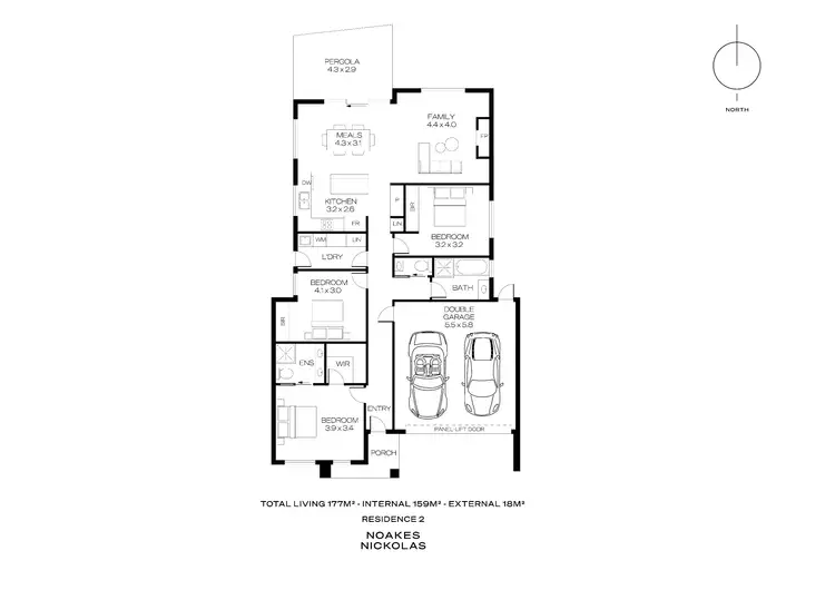 Floorplan of Homely house listing, 2/1 Coral Sea Road, Fulham SA 5024