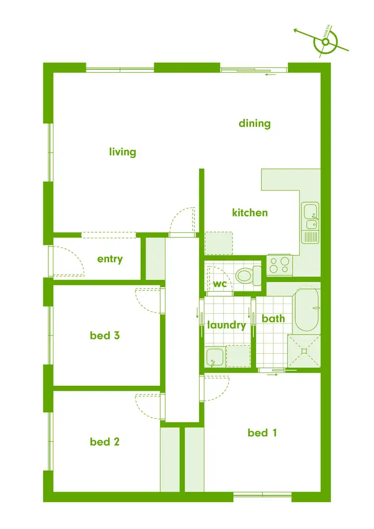 Floorplan of Homely house listing, 51 Keverstone Circuit, Isabella Plains ACT 2905