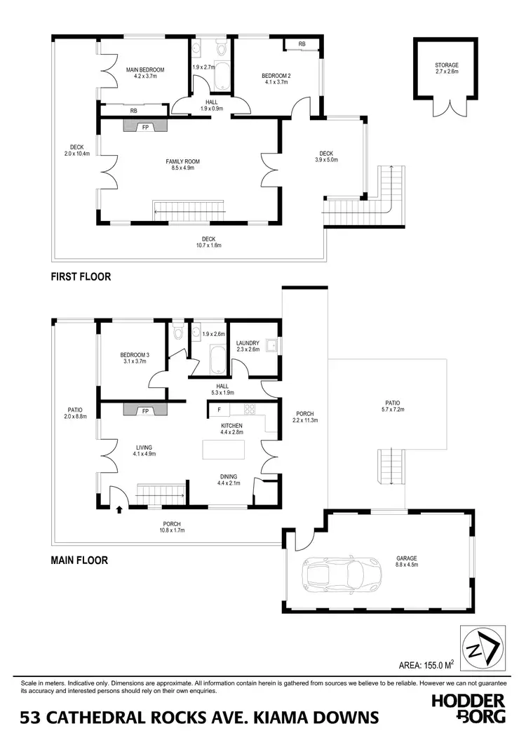 Floorplan of Homely house listing, 53 Cathedral Rocks Avenue, Kiama Downs NSW 2533