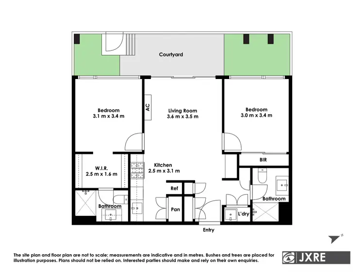 Floorplan of Homely apartment listing, G03/16 Lomandra Drive, Clayton South VIC 3169
