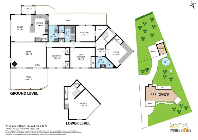 Floorplan of Homely house listing, 28 Fairview Road, Chum Creek VIC 3777