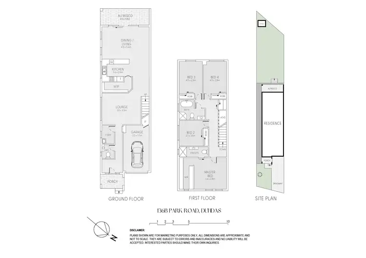 Floorplan of Homely semi-detached listing, 136B Park Road, Dundas NSW 2117