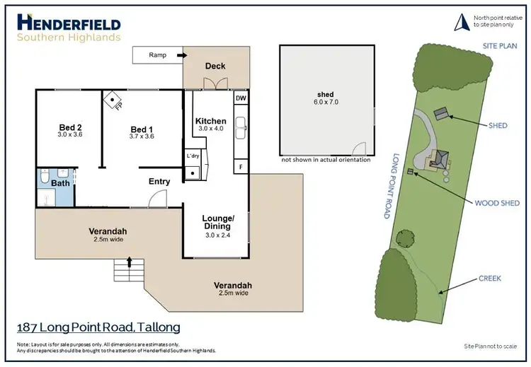 Floorplan of Homely house listing, 187 Long Point Road, Tallong NSW 2579