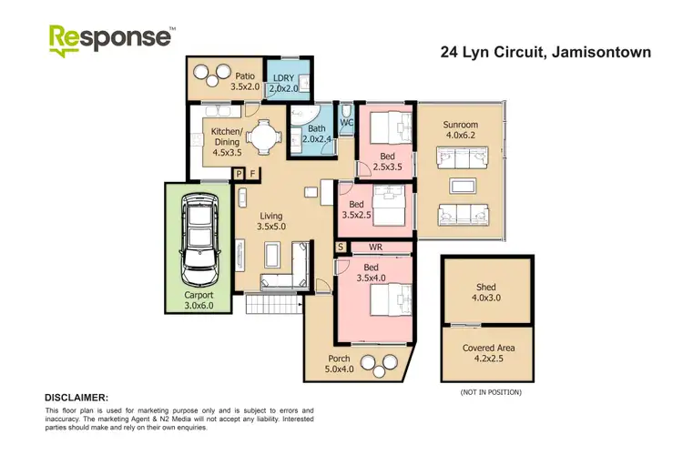 Floorplan of Homely house listing, 24 Lyn Circuit, Jamisontown NSW 2750