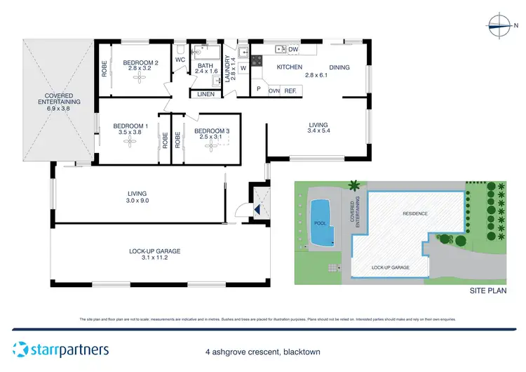 Floorplan of Homely house listing, 4 Ashgrove Crescent, Blacktown NSW 2148