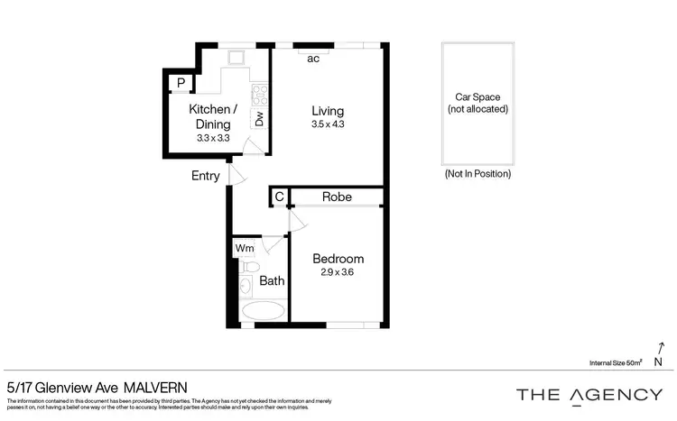 Floorplan of Homely apartment listing, 5/17 Glenview Avenue, Malvern VIC 3144