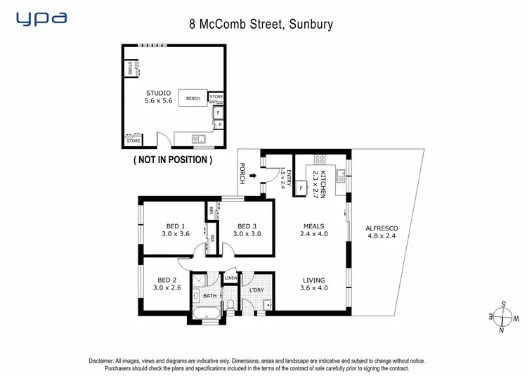 Floorplan of Homely house listing, 8 McComb Street, Sunbury VIC 3429