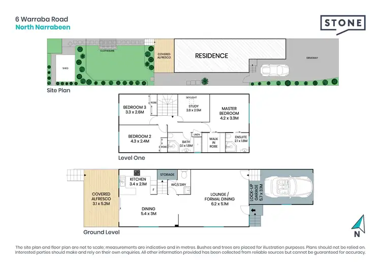 Floorplan of Homely semi-detached listing, 6 Warraba Road, North Narrabeen NSW 2101