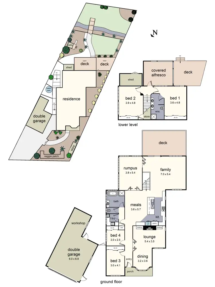 Floorplan of Homely house listing, 92 Bailey Road, Mount Evelyn VIC 3796