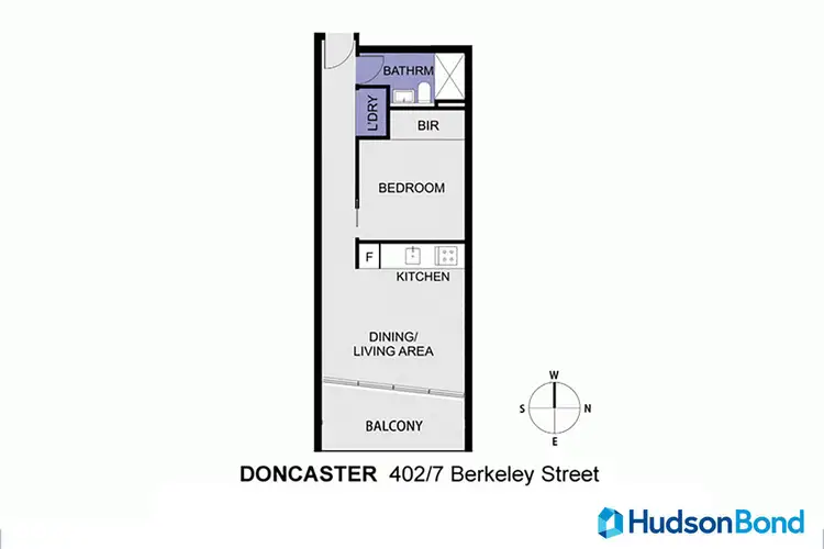Floorplan of Homely apartment listing, 402/7 Berkeley Street, Doncaster VIC 3108